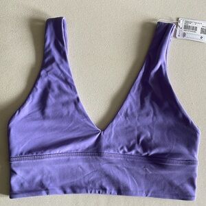 💜NWT Lululemon Align V Neck Light Support A/B sports bra